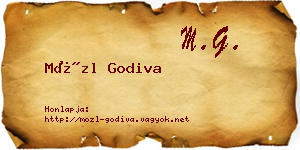 Mözl Godiva névjegykártya